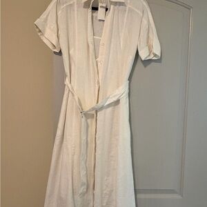 Banana Republic Cream Midi Dress